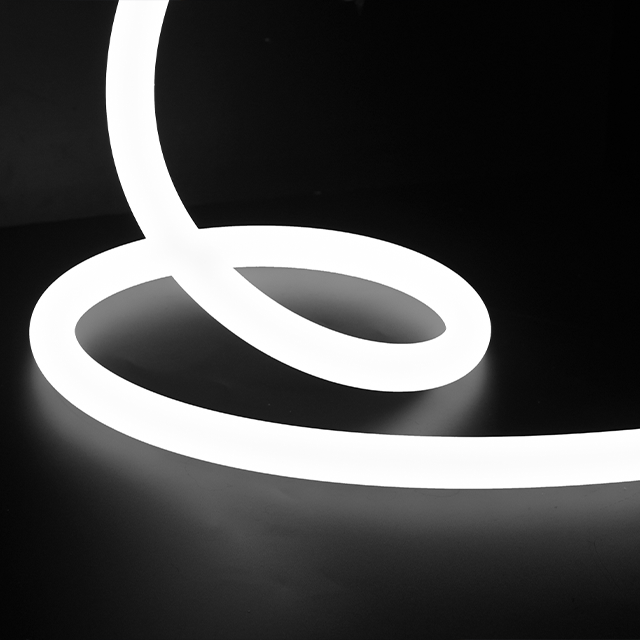 360 ROUND LIGHT, CORPO NERO/BIANCO